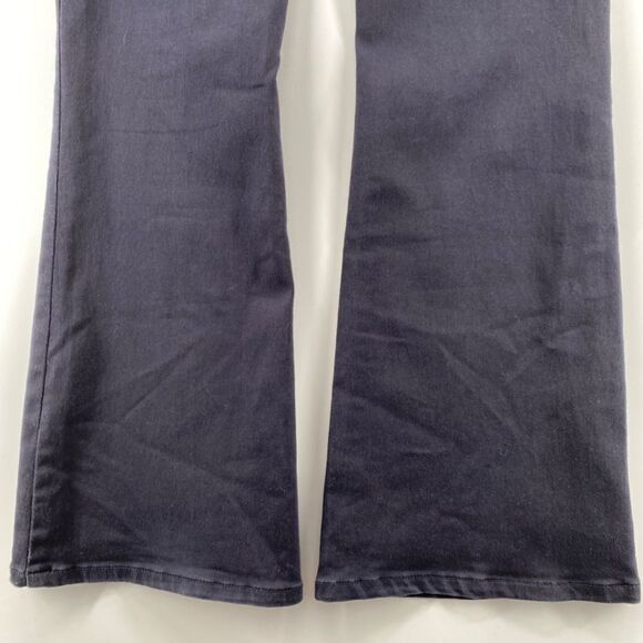 Thyme Jeans Women's Medium Maternity Full-belly Panel Black Purple Denim Pockets - Picture 9 of 11